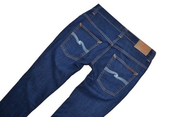 NUDIE THIN FINN SPODNIE JEANS STRAIGHT MEN 32/32