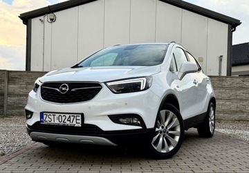 Opel Mokka I SUV 1.4 Turbo ECOTEC 140KM 2017 Opel Mokka MOKKA X cosmo FULL LED serwis aso BEZWYPADKOWY kamera keyless A
