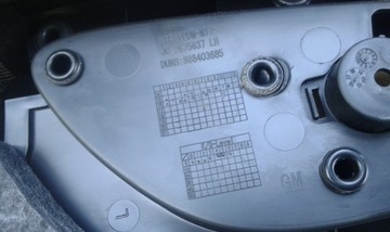 Tapicerka lewa boczek drzwi lewy tył Opel Astra V K 39060599