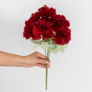 Искусственные цветы ГВОЗДИКА 43 см ЦВЕТОЧНЫЙ БУКЕТ