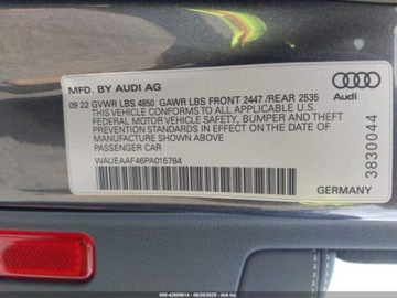 Audi A4 B9 2023 Audi a4 Premium Plus 45 Tfsi S Line Quattro S Tronic 2023 2.0l 2.0 Benzyna, zdjęcie 17