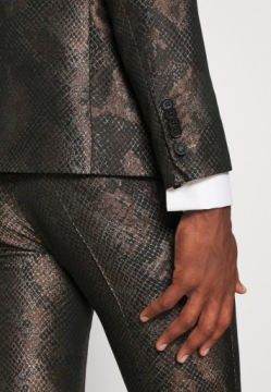 Костюм со змеиным узором Slim Fit Twisted Tailor 44