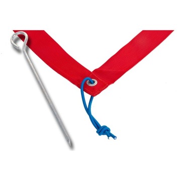 ЛЕНТА ДЛЯ ПЛЯЖНОГО ВОЛЕЙБОЛА 48м (2х8м И 2х16м) NETEX - КРАСНАЯ