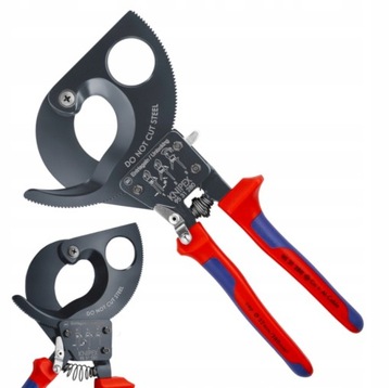 Nożyce zapadkowe do kabli 280mm KNIPEX 95 31 280