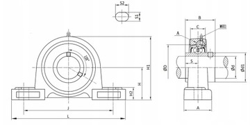 UCP 204 ПОДШИПНИК ХАББЕРА В СБОРЕ