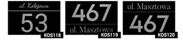Адрес Таблица 32x21 Сэмплекс номера улицы Дибонд