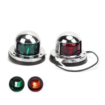 Навигационный фонарь для катера с 8 светодиодами, красный/зеленый JL