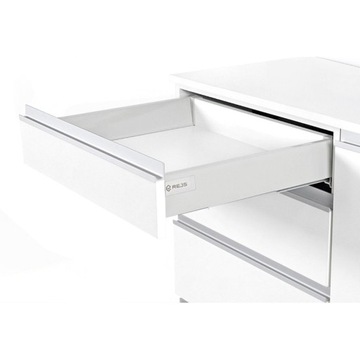 Szuflada REJS Comfort Box L450 niska H86 biała cichy domyk 3D udźwig 35kg