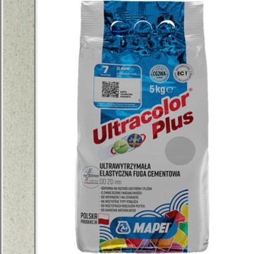 Fuga elastyczna uniwersalna ULTRACOLOR PLUS 5kg MAPEI 103 biały księżycowy