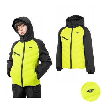 KURTKA CHŁOPIĘCA 4F NARCIARSKA ZIMOWA TERMOAKTYWNA