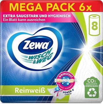 Papier Kuchenny ZEWA 48 Sztuk Biały MEGA PACK
