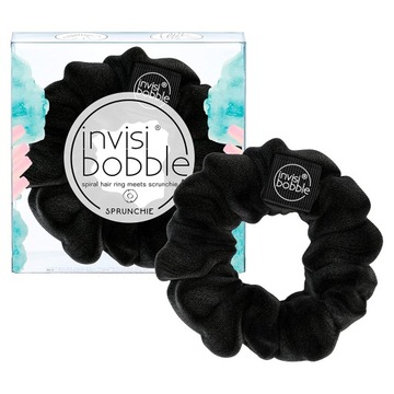 Invisibobble Sprunchie True Black Gumka Aksamitna Do Włosów 1 szt.