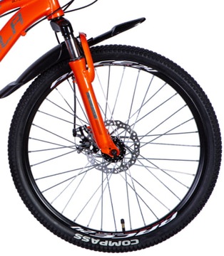 Велосипед Formula BLACKWOOD 1.0 DD, свободный ход, рама 12 дюймов, оранжевый
