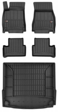Set 3D gumové rohože Mercedes A W177 Sedan od roku 2018