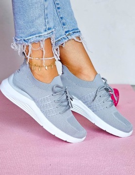 Легкие гибкие кроссовки Adidas Grey Sport 39