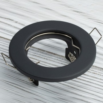 Комплект светильника ГАЛОГЕН Черный + LED GU10 6W