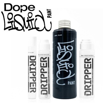 Dope - Liquid Permanent Alko Paint Black - 200ml