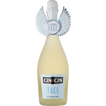 CIN&CIN FREE WINO BIAŁE MUSUJĄCE BEZALKOHOLOWE 750ML