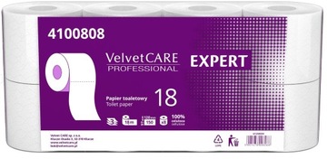 VELVET Expert wydajny papier toaletowy 3warsttw 8s