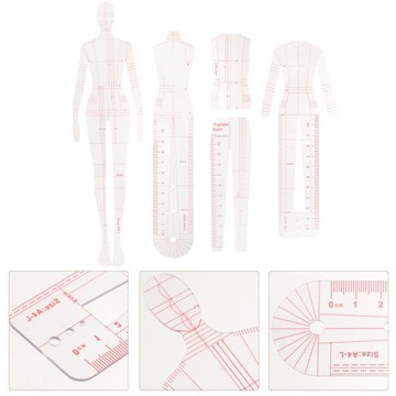 Линейка для пэчворка 5 шт.