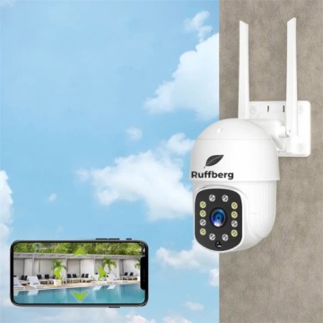 ВНЕШНЯЯ PTZ-КАМЕРА SIM 3G 4G 2K FullHD ОБНАРУЖЕНИЕ ДВИЖЕНИЯ ПРЕДВАРИТЕЛЬНЫЙ ПРОСМОТР 128 ГБ