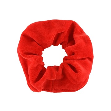 Gumka do włosów duża SCRUNCHIE Czerwona
