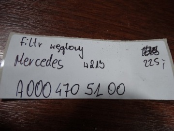 ИДЕАЛЬНЫЙ УГОЛЬНЫЙ ФИЛЬТР MERCEDES W213 W205 W238 1