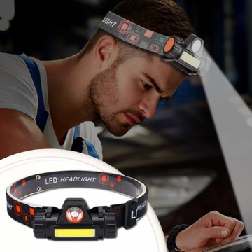 НАГОЛОВНЫЙ ФОНАР COB 4в1 ВОДОНЕПРОНИЦАЕМЫЙ ФОНАРЬ С СИЛЬНЫМ МАГНИТОМ