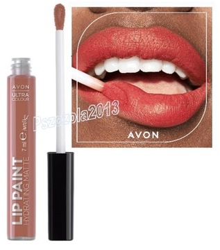 AVON LIP PAINT Hydrating Matte Nawilżająca szminka ust płynie CHILLI SPICE