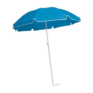 Parasol plażowy ogrodowy składany niebies UV lekki