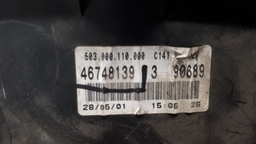 46748139 PŘÍSTROJOVÁ DESKA BUDÍKY FIAT DOBLO 1.2