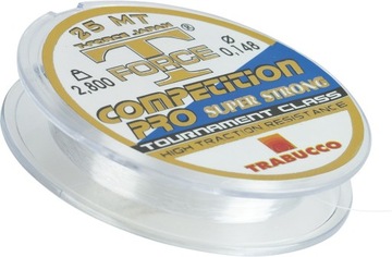 Прочная леска Trabucco Competition Pro 0,12 мм, 25 метров.