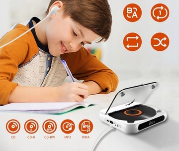 ПОРТАТИВНЫЙ MP3 CD-ПЛЕЕР Bluetooth USB
