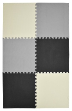 MATA PIANKOWA DUŻE PUZZLE PIANKOWE 180x120 6 SZT.
