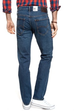 Męskie spodnie jeansowe proste Lee DAREN ZIP FLY W42 L34