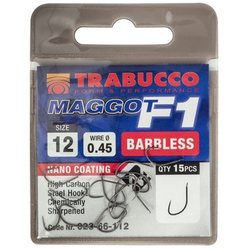 HACZYKI TRABUCCO F 1 MAGGOT nr.18 BARBLESS