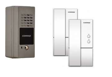 Domofon 1 rodzinny bramofon DR-2PN Commax + 2 unifony DP-LA01 interkom