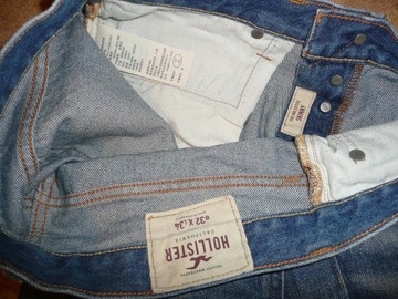 Spodnie dżinsy HOLLISTER W32/L34=43/111cm jeansy