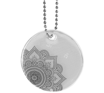 BRELOK ODBLASKOWY ZAWIESZKA ODBLASK ORNAMENT