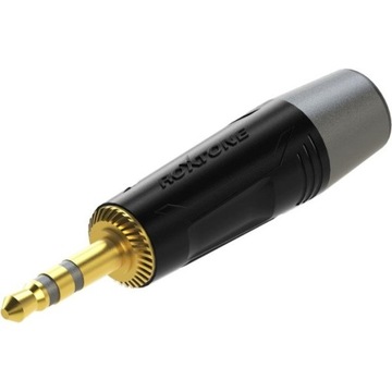 Wtyk typu Jack stereo RMJ3P-BG na cienki kabel