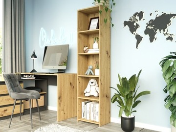 КНИЖНЫЙ ШКАФ 40 СМ ПОЛКА ШКАФ ДЛЯ КНИГ ARTISAN