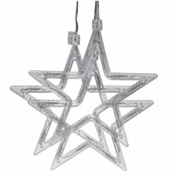 KURTYNA GIRLANDA ŚWIETLNA ŁAŃCUCH CHOINKOWY LED LAMPKI NA OKNO CHOINKĘ