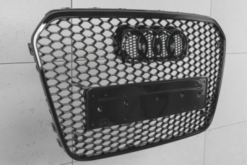 AUDI S6 C7 2011-2015 ГРИЛЬ СТАЙЛИНГ RS6 ЧЕРНЫЙ