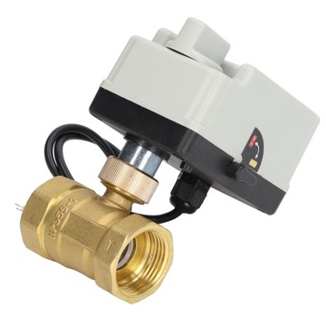 ELEKTROZAWÓR KULOWY DN25 SILOWNIK DC 12/24V