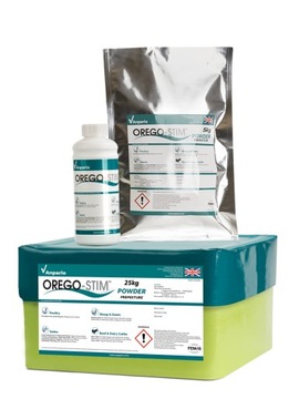 ОРЕГАНО ДЛЯ ПИЩЕВАРЕНИЯ, УСТОЙЧИВОСТЬ к диарее, крупный рогатый скот, птица, ОРЕГО-СТИМ Порошок, 25 кг.
