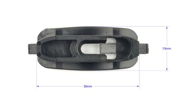 КРЫШКА ЗАЖИМА ДЛЯ ФИКСАЦИИ НИЖНЕЙ ДВЕРНОЙ НАКЛАДКИ 8L0853909 ДЛЯ AUDI A3 8L 1996-03