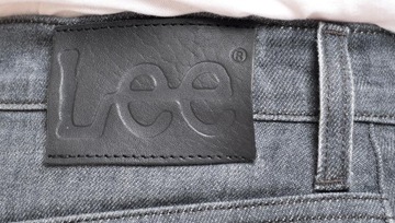 LEE spodnie GREY slim jeans RIDER _ W36 L34