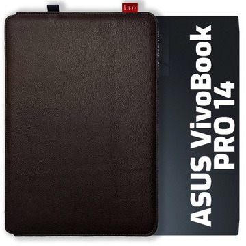 LEO MASTER ETUI SKÓRZANE POKROWIEC NA LAPTOP do ASUS VIVOBOOK PRO 14