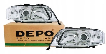 DEPO REFLEKTORY LAMPA PRZÓD AUDI A6 C5 97-99 P+L