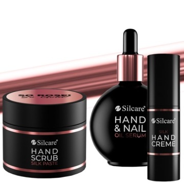 Пилинг для рук 150 мл + масло для рук и ногтей 75 мл НАБОР Silcare So Rose!